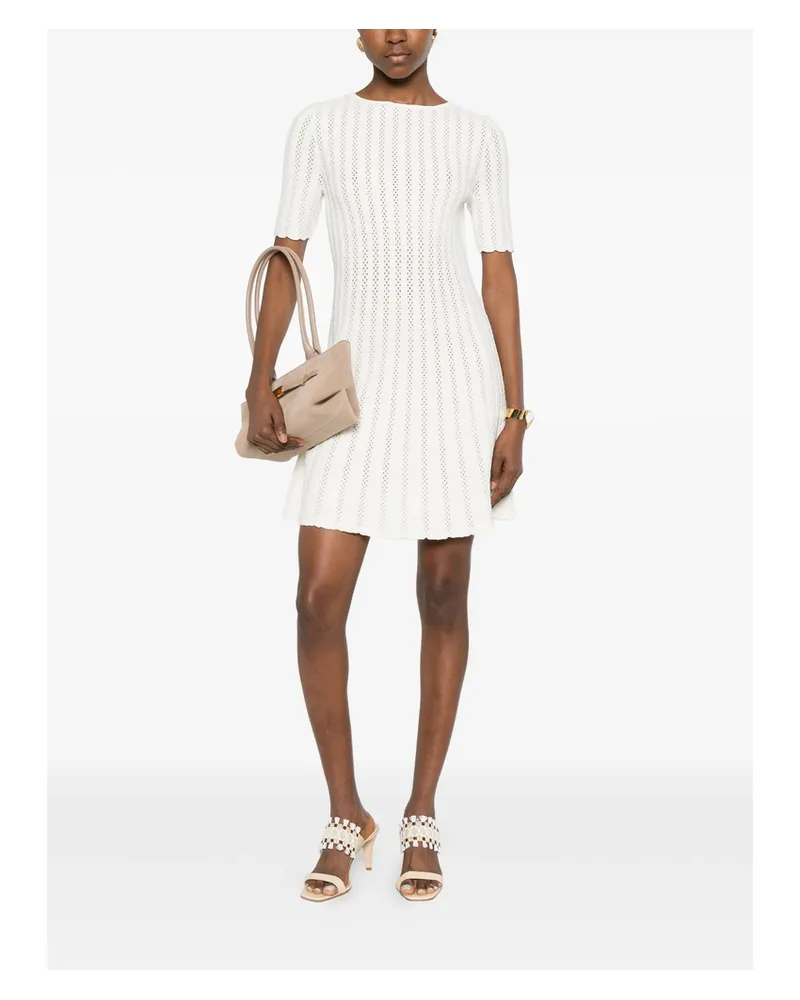 Antonino Valenti Mimosa Short-sleeve Mini Dress White