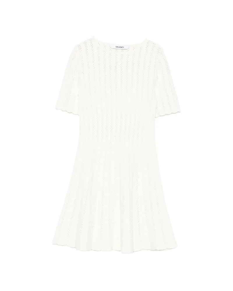 Antonino Valenti Mimosa Short-sleeve Mini Dress White
