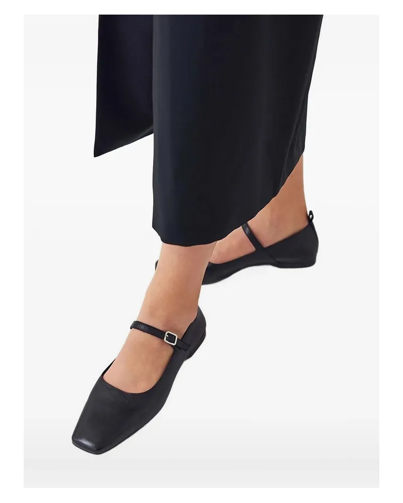 Vagabond Square-toe Buckle Flats 