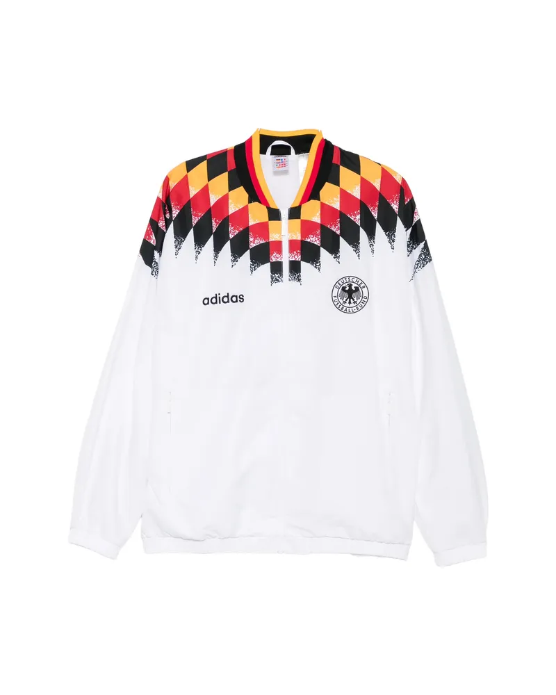 adidas Logo-embroidered Jacket White