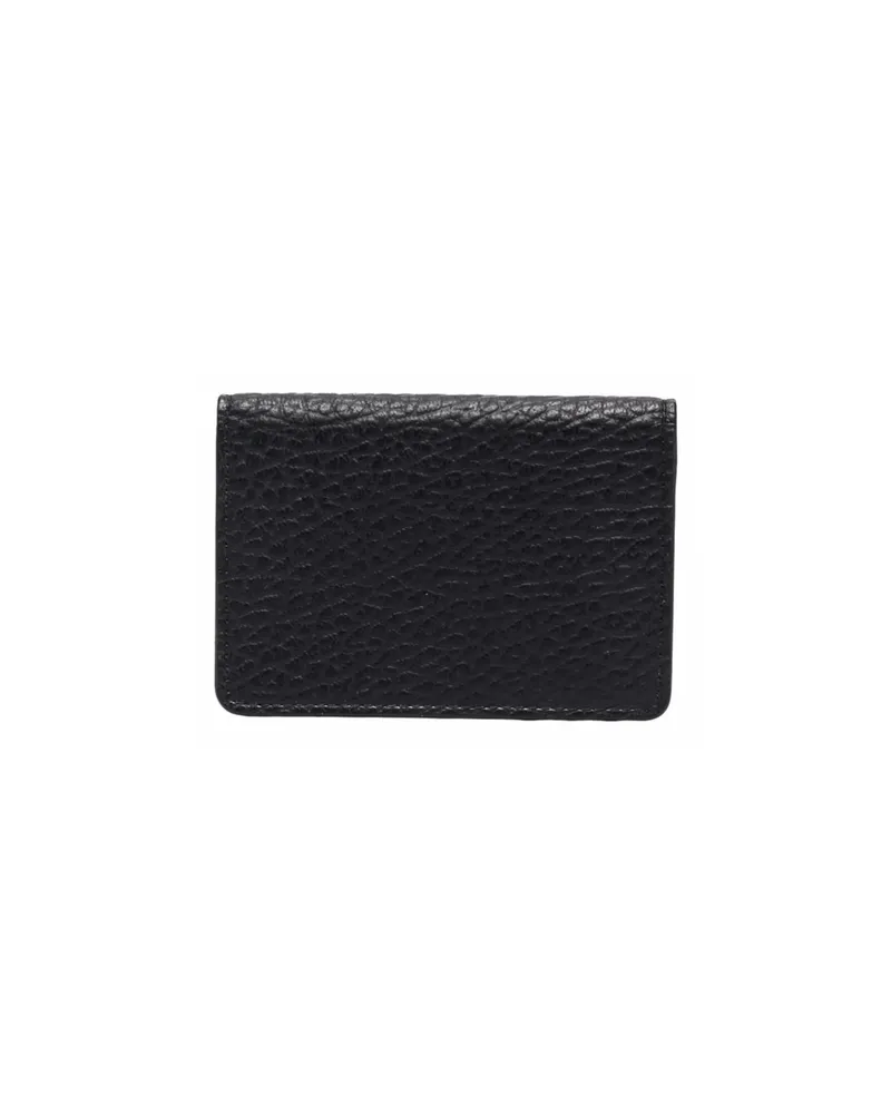 Maison Margiela Four-stitch Leather Card Holder Black