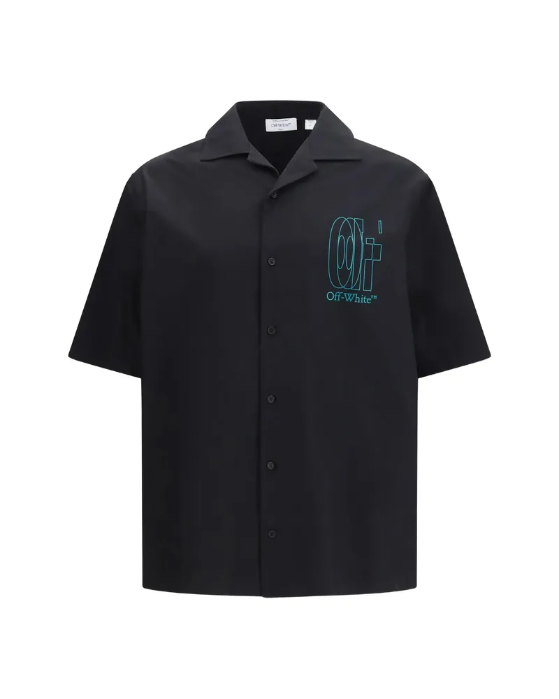 OFF-WHITE Logo-print Shirt Black