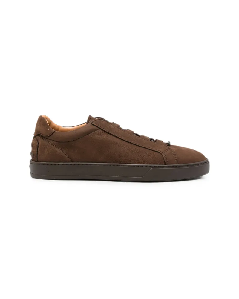 TOD'S Sportivo Leather Sneakers Brown