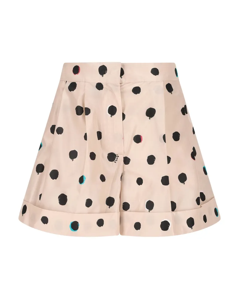 Fendi Pleated Shorts Pink