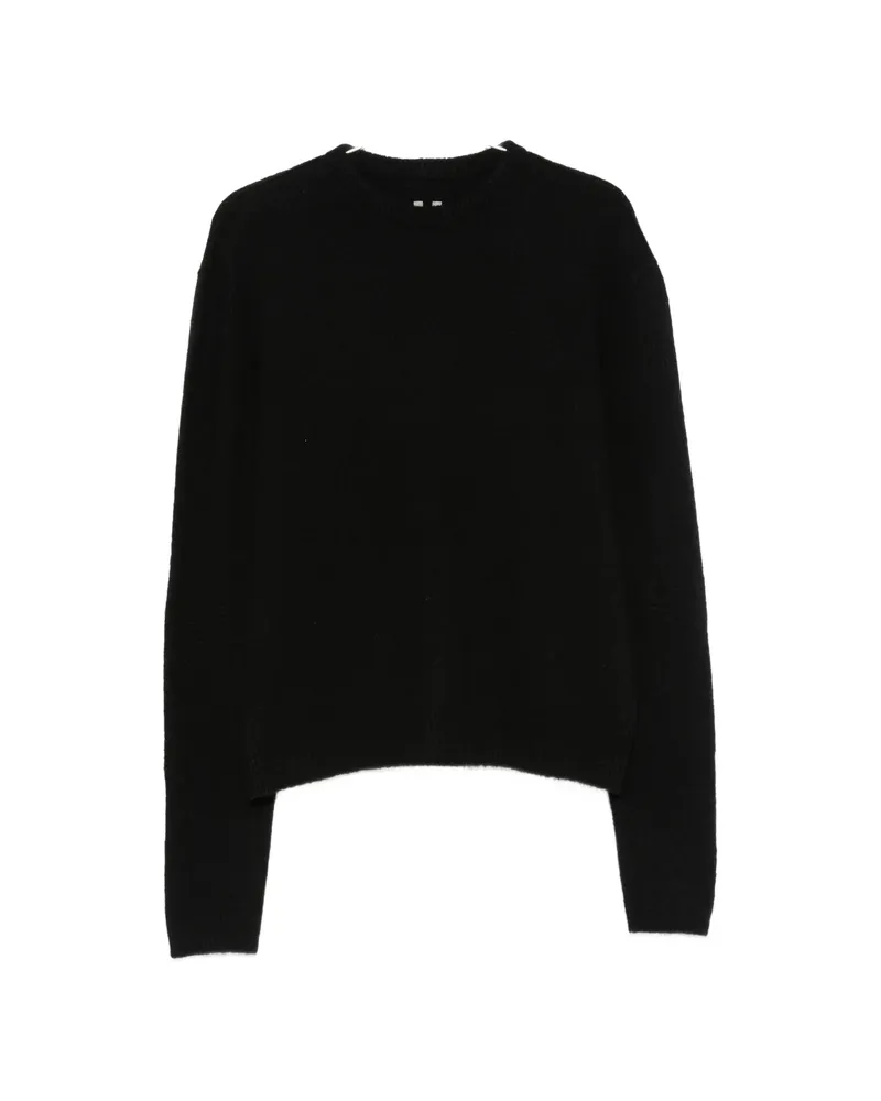 Rick Owens Ribbed-trim Sweater Black