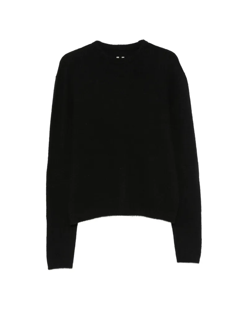 Rick Owens Ribbed-trim Sweater Black