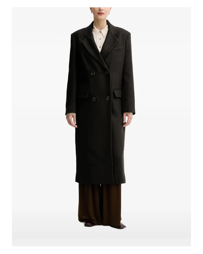 Sessùn Nara Double-breasted Coat Brown