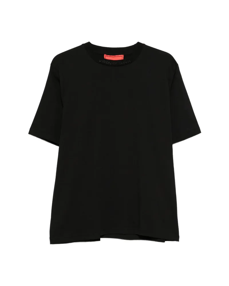 Vision Of Super Logo-print T-shirt Black