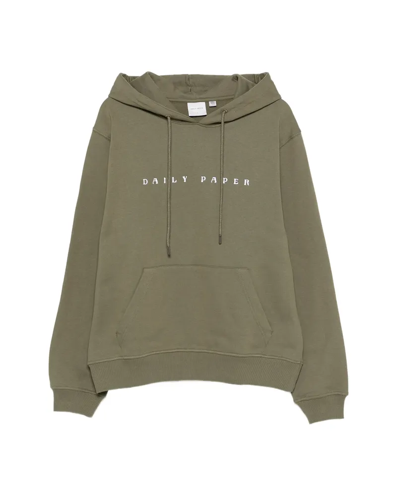 Daily Paper Logo-detail Hoodie Green