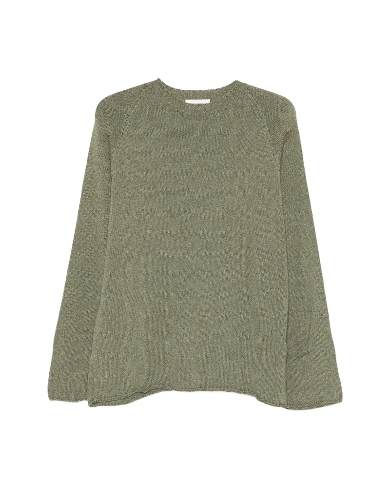 Laneus Crew-neck Long-sleeve Sweater Green