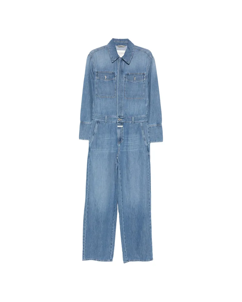 Closed Wyla Chest-pocket Jumpsuit Blue