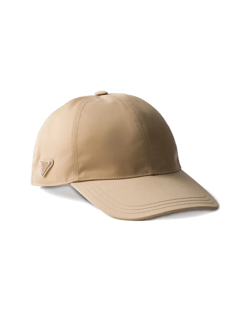 Prada Re-Nylon Baseball Cap Neutrals