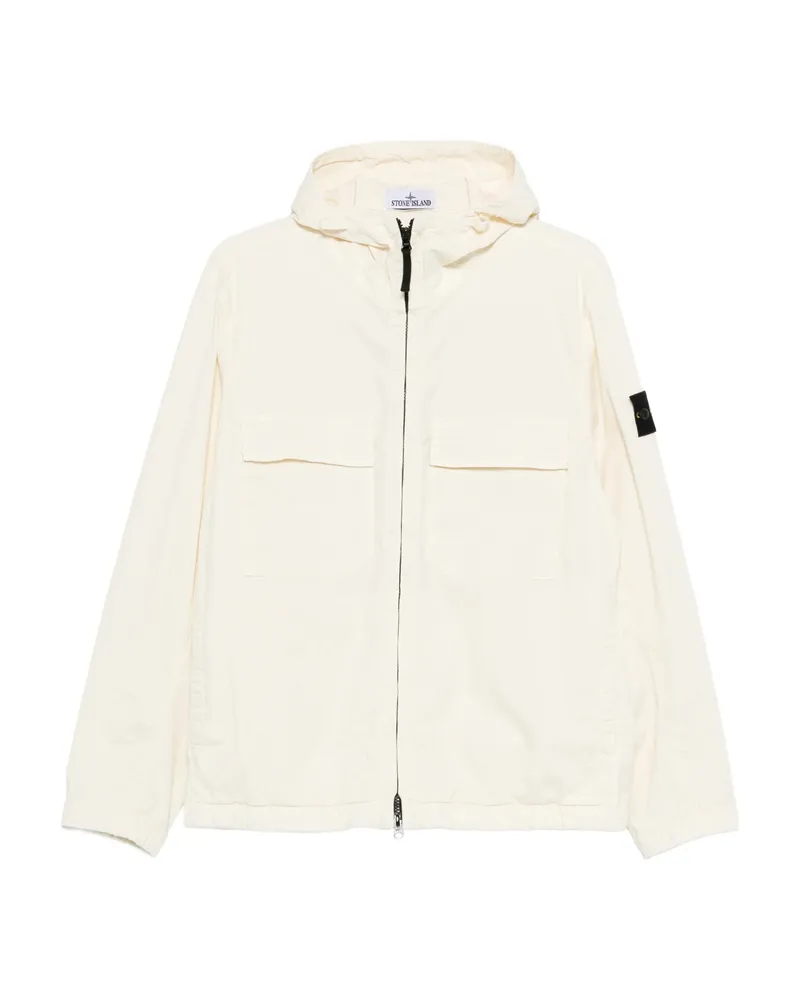 Stone Island Hooded Pocket Jacket Neutrals