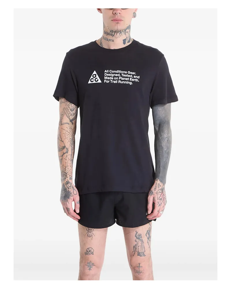 Nike ACG Logo-print T-shirt Black