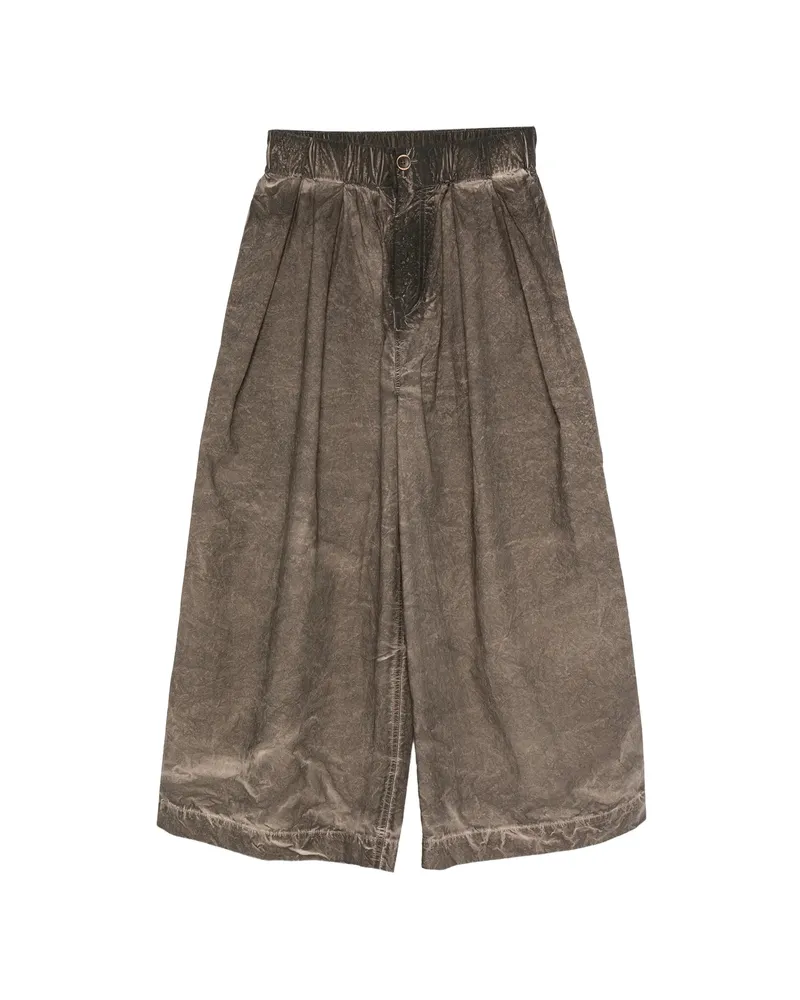 Uma Wang Poetic Pleated Trousers Grey