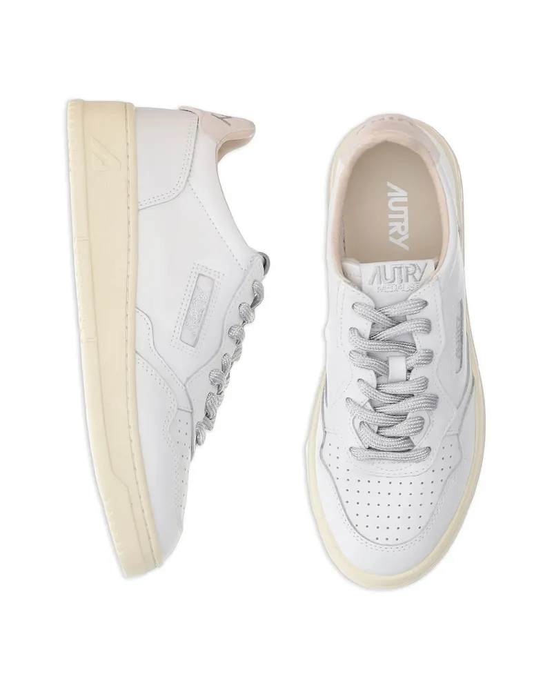 AUTRY Medalist Perforated Sneakers White