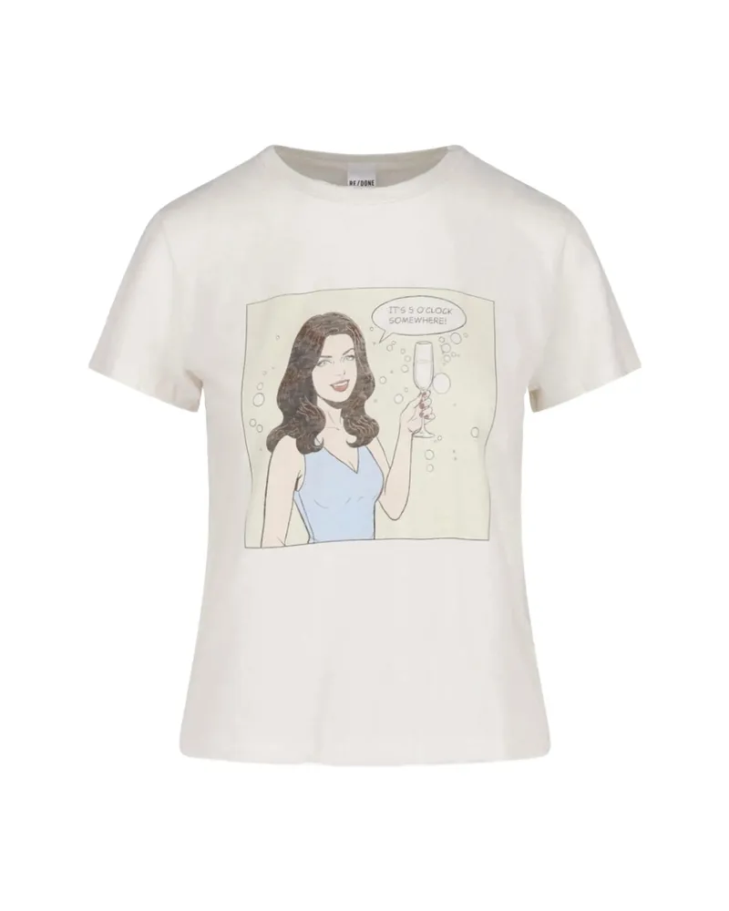 RE/DONE Graphic-print T-shirt White