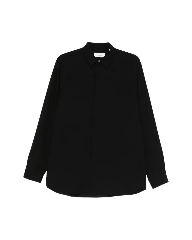 LARDINI Long-sleeved Shirt Black