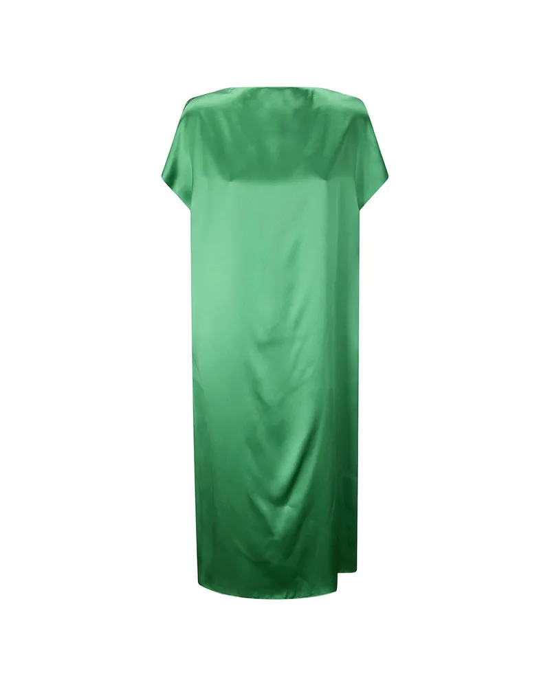 Dries van Noten V-neck Midi Dress Green