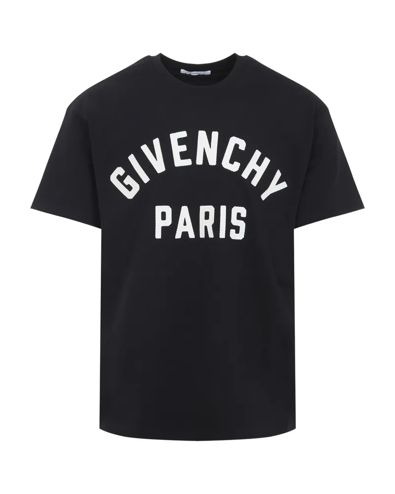 Givenchy Logo-embroidered T-shirt Black