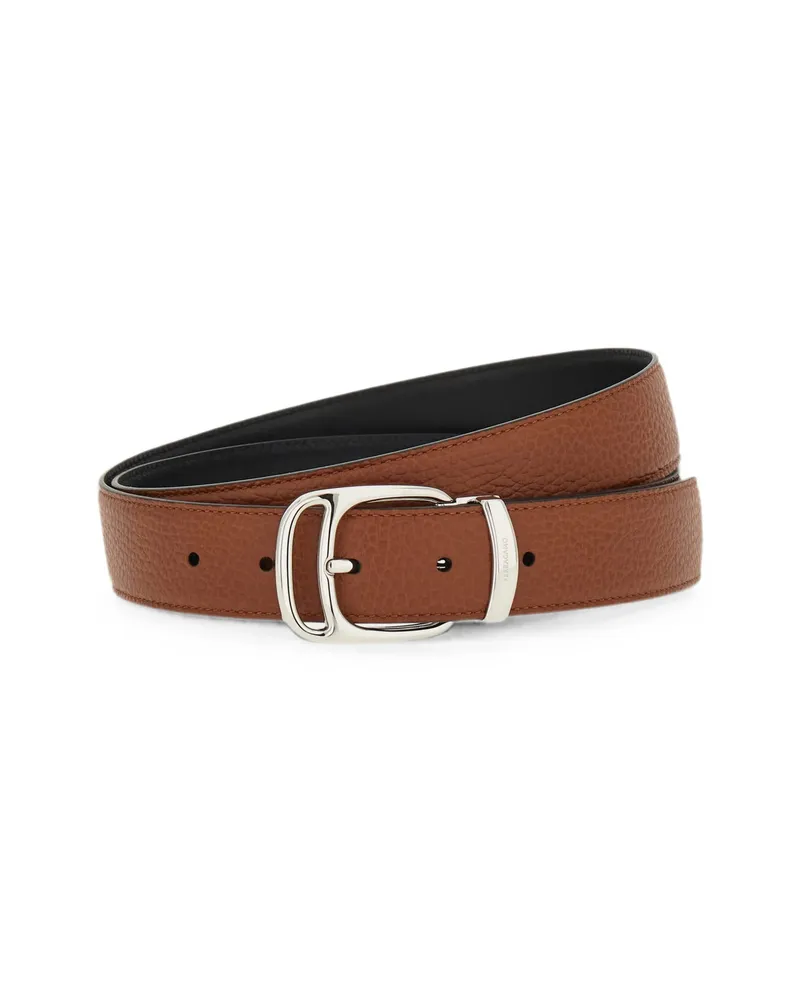 Ferragamo Reversible And Adjustable Belt Brown