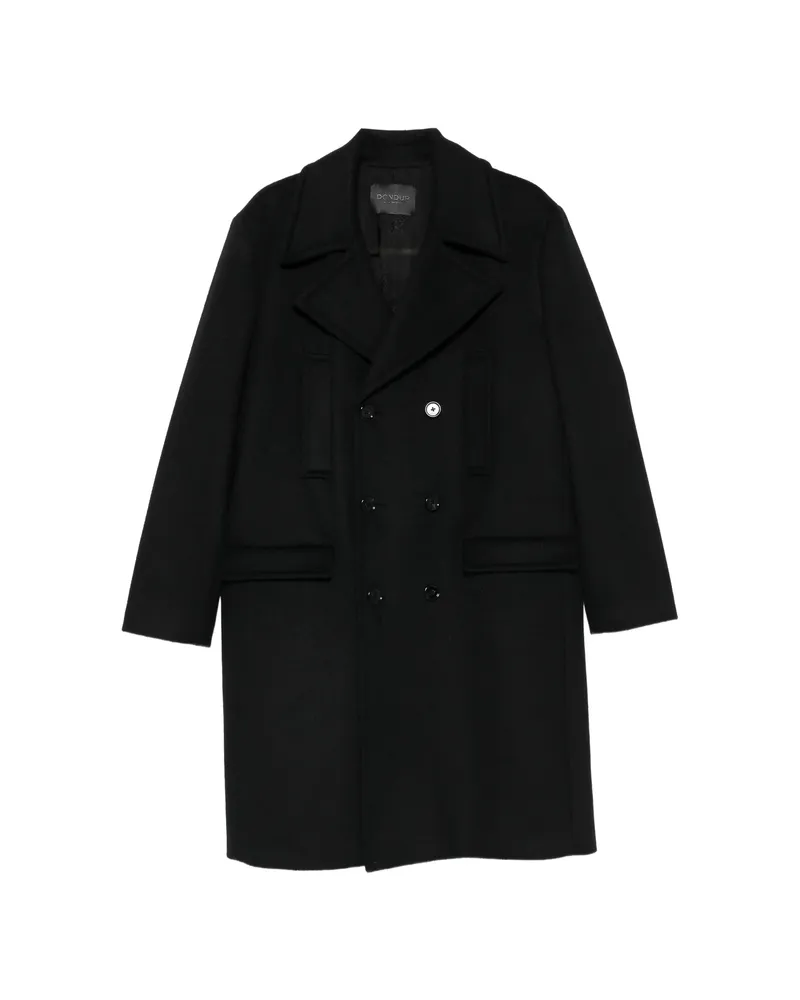Dondup Double-breasted Coat Black
