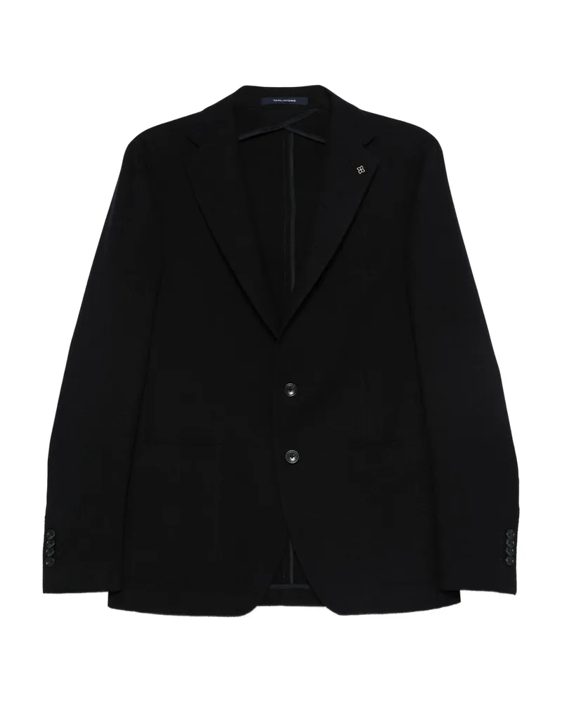 Tagliatore Three-button Wool Blazer Blue