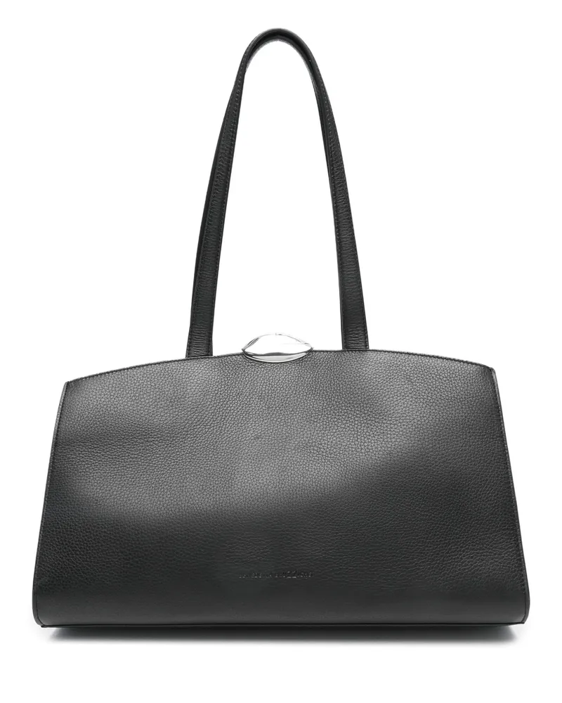Benedetta Bruzziches Curved Top-handle Shoulder Bag Black