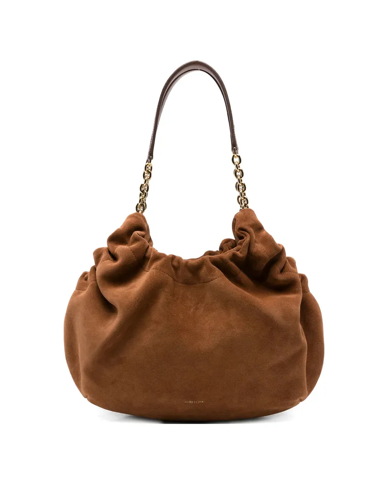 DeMELLIER Medium Miami Chain-handle Shoulder Bag Brown