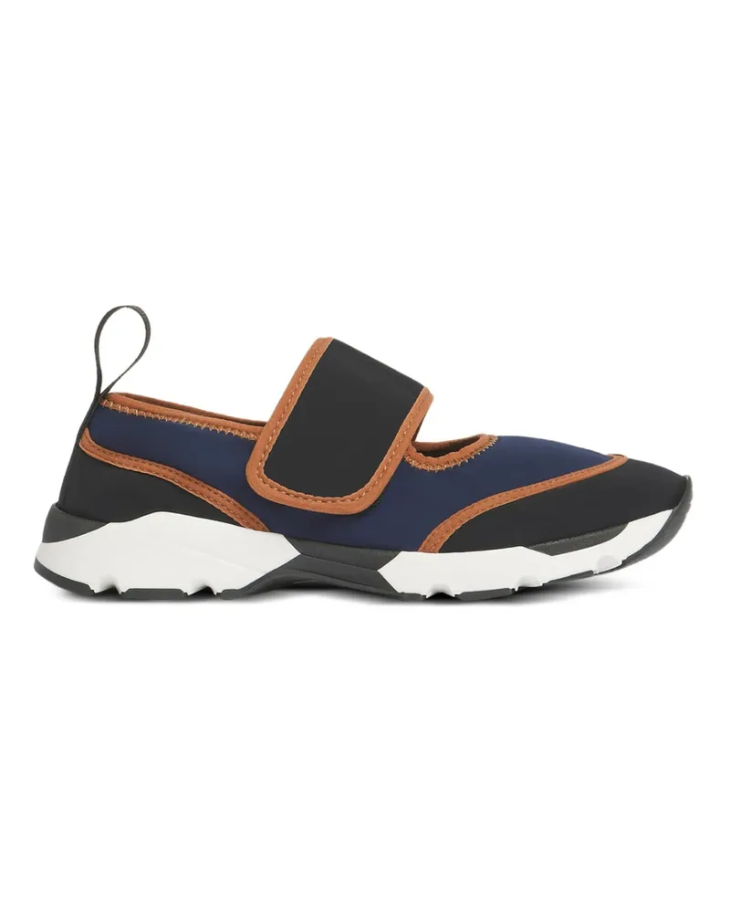 Marni Round-toe Sneakers Blue
