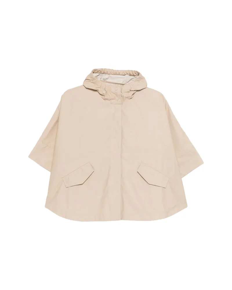 Moncler Hooded Pocket Jacket Neutrals