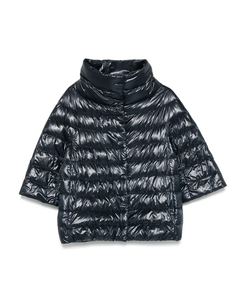 Herno Three-quarter Sleeves Jacket Blue