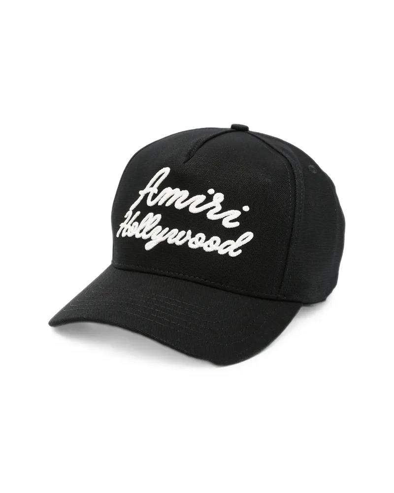 Amiri Logo-embroidered Baseball Cap Black