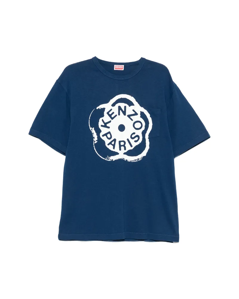 Kenzo Boke Fower 2.0 Chest-pocket T-shirt Blue