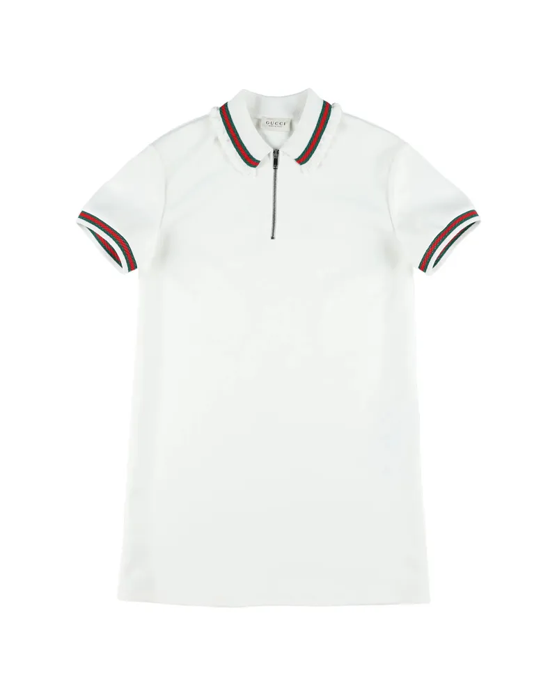 Gucci Polo-collar Dress White