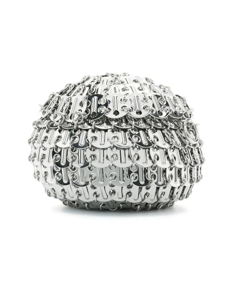 Paco Rabanne 1969 Party Ball Shoulder Bag Silver