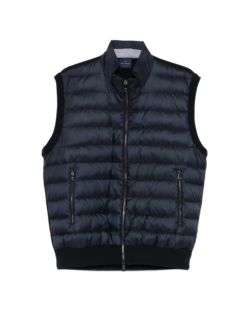 Paul & Shark Zip Quilted Gilet Blue