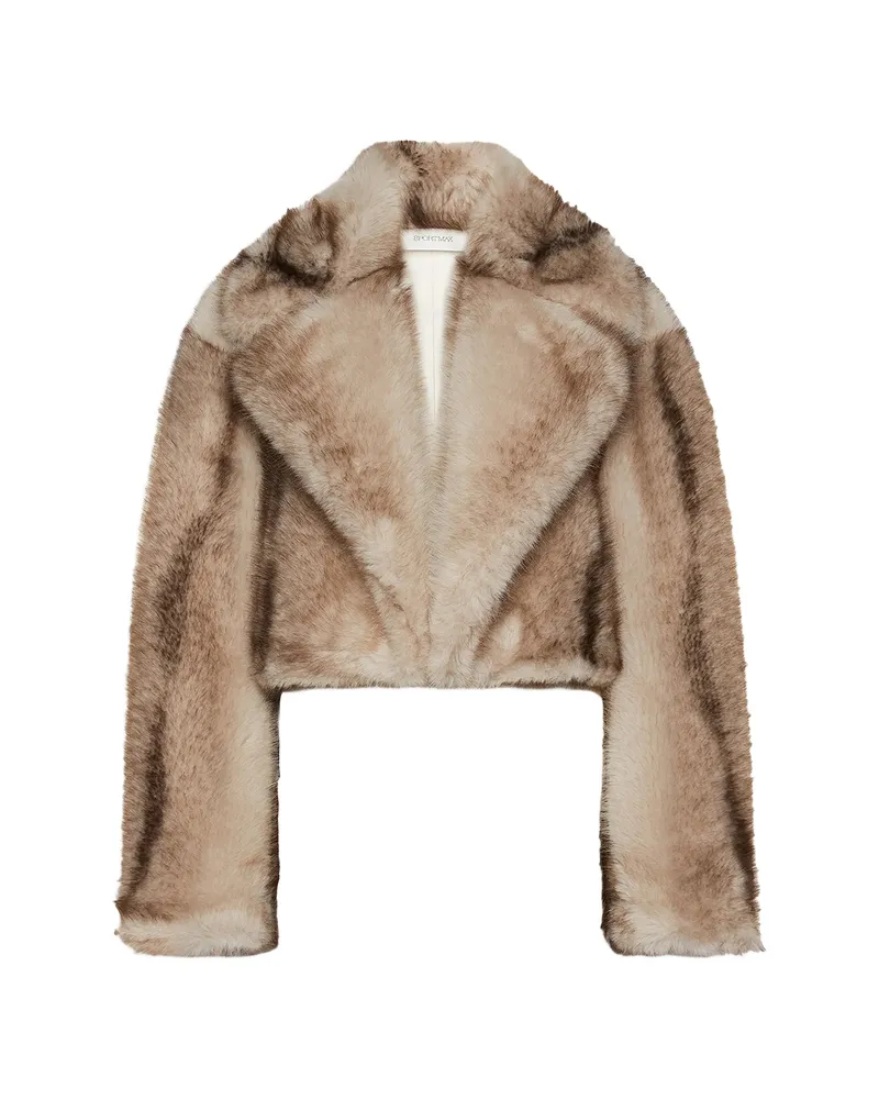 SPORTMAX Cropped Jacket Brown