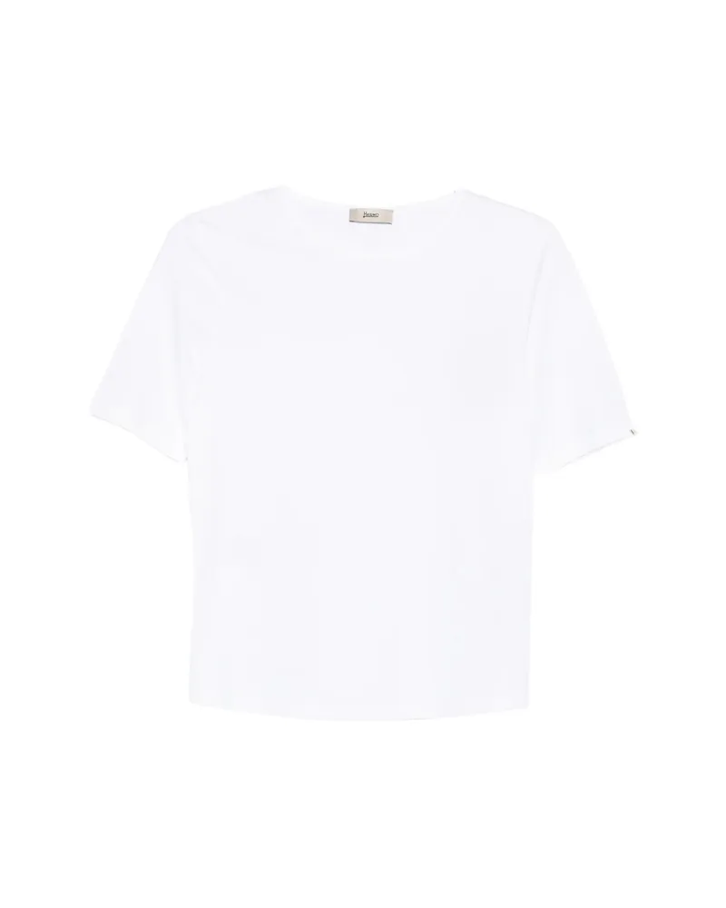 Herno White Cotton T-shirt White