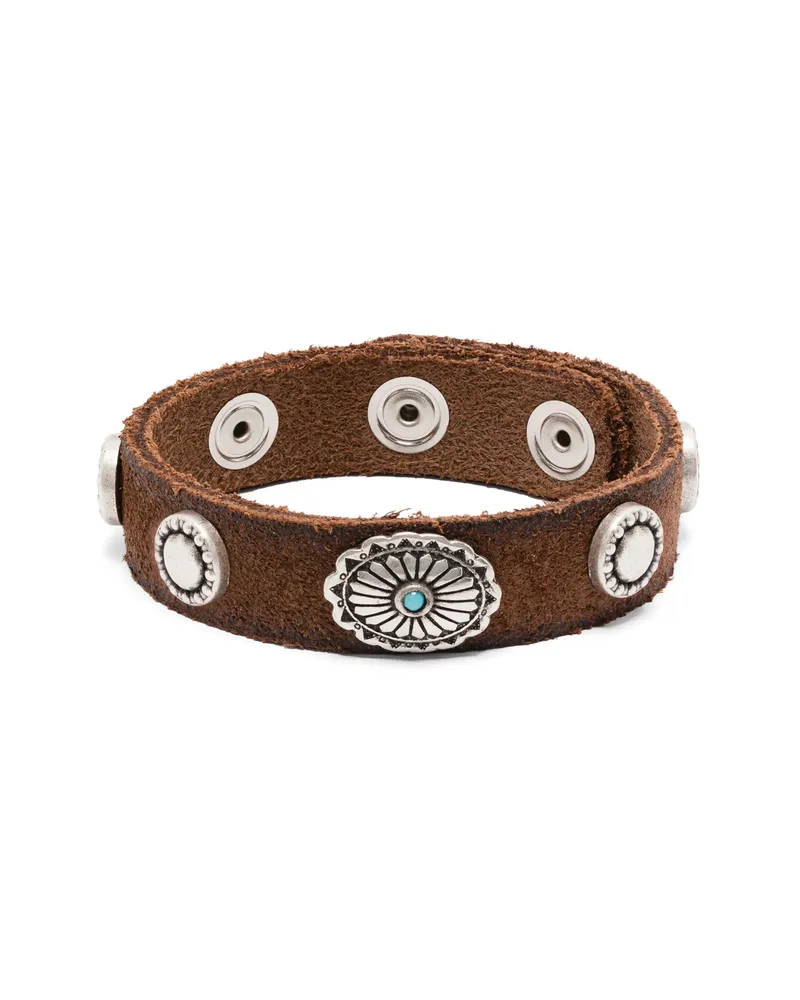 ERALDO Suede Bracelet Brown