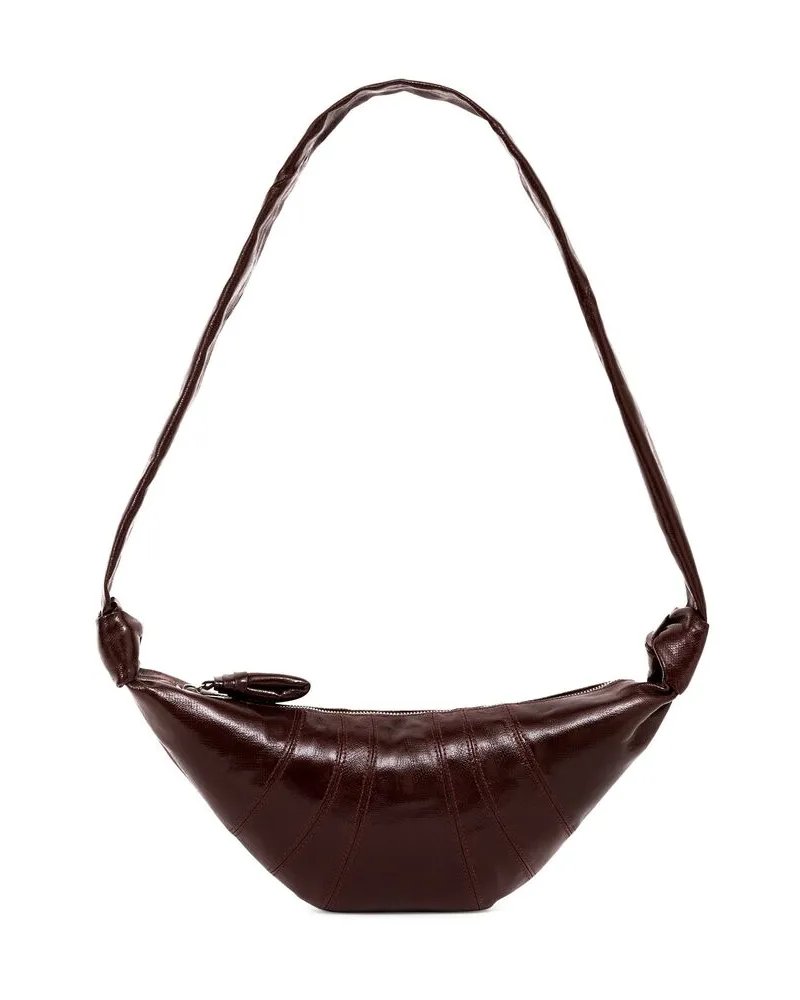 Christophe Lemaire Small Croissant Shoulder Bag Brown