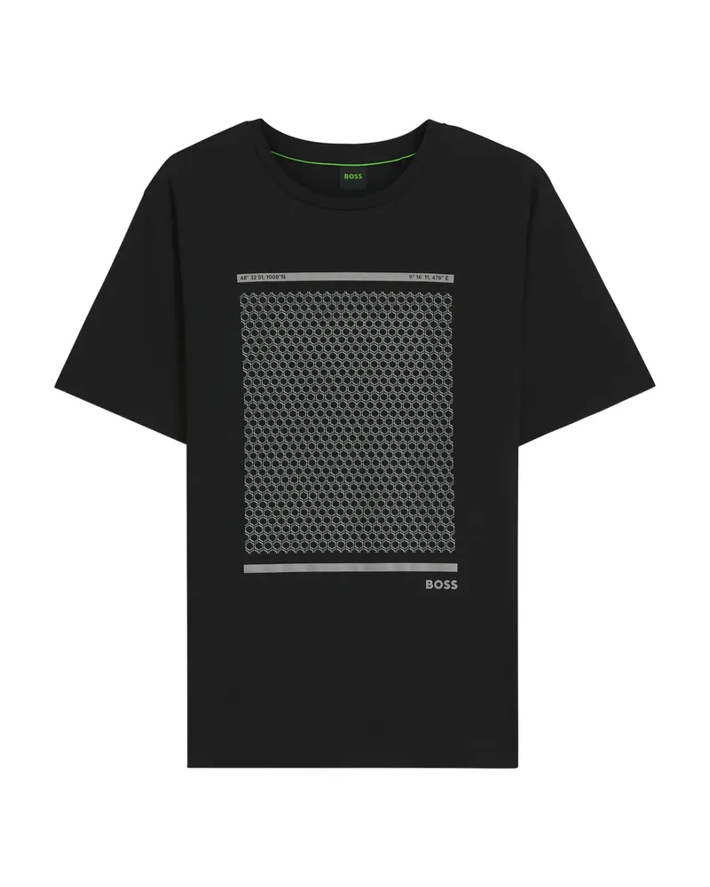 HUGO BOSS Graphic-print T-Shirt Black