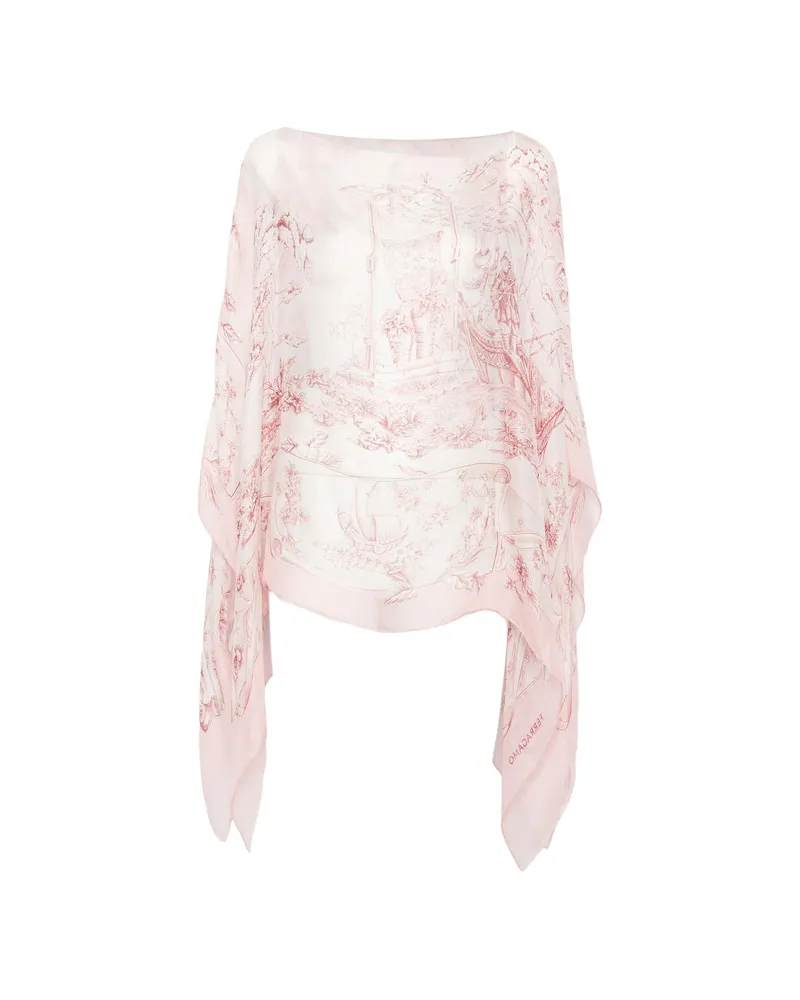 Ferragamo Floral-print Tunic Pink