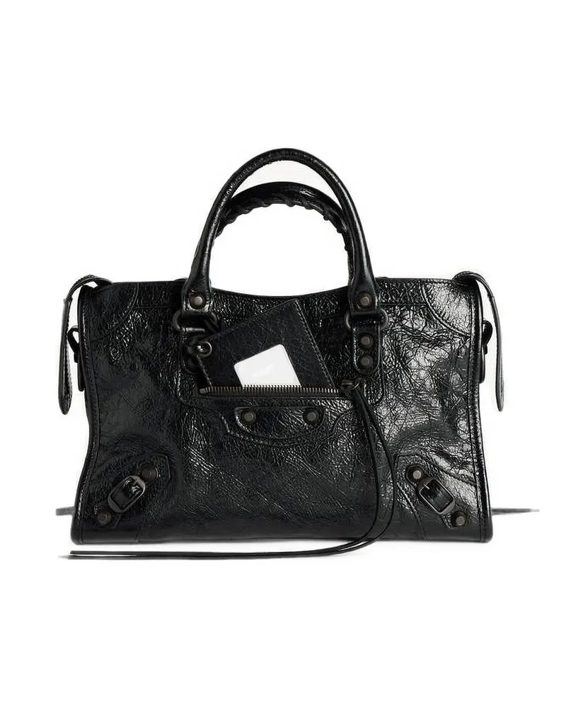 Balenciaga Le City Bag Small In Black Black