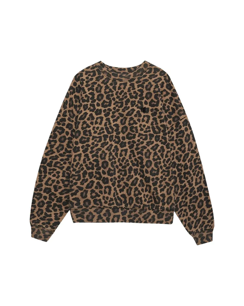Anine Bing Cotton Sweatshirt Brown