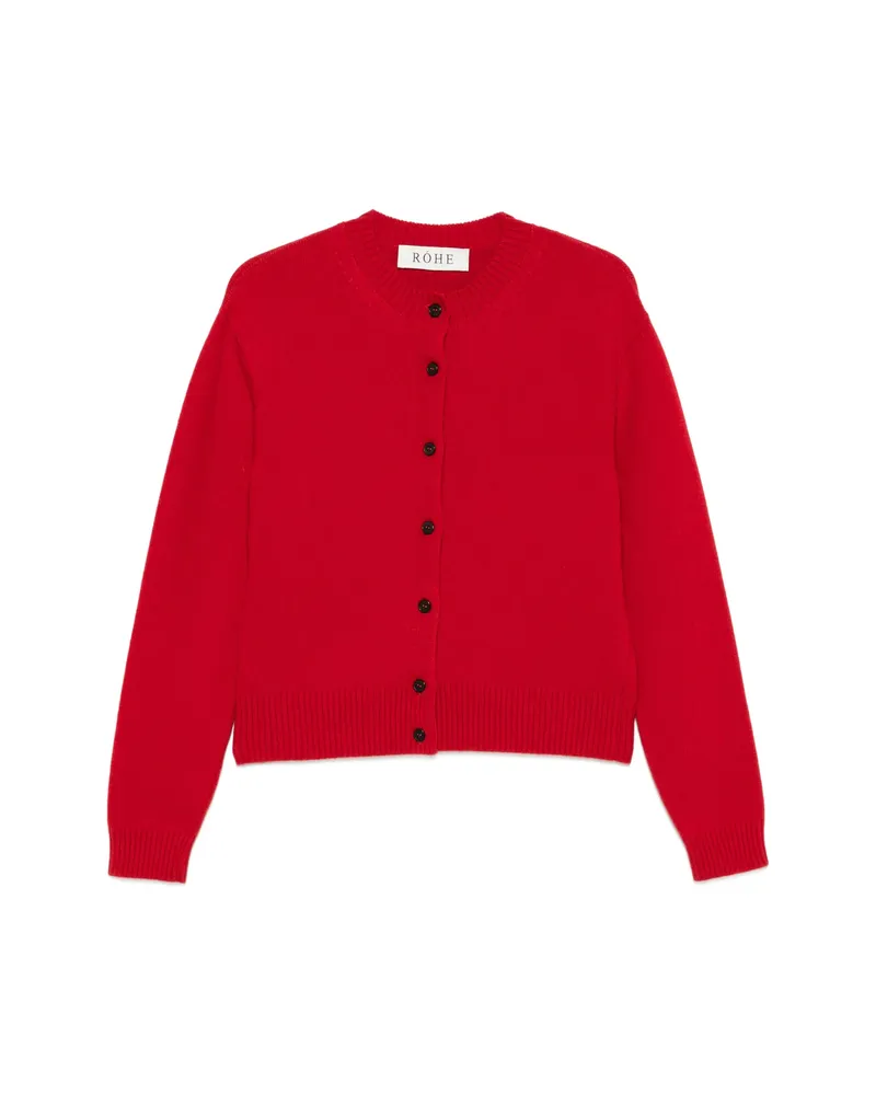 Róhe Classic Cardigan Red