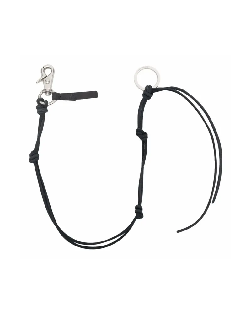Our Legacy Ladon Leather Necklace Black