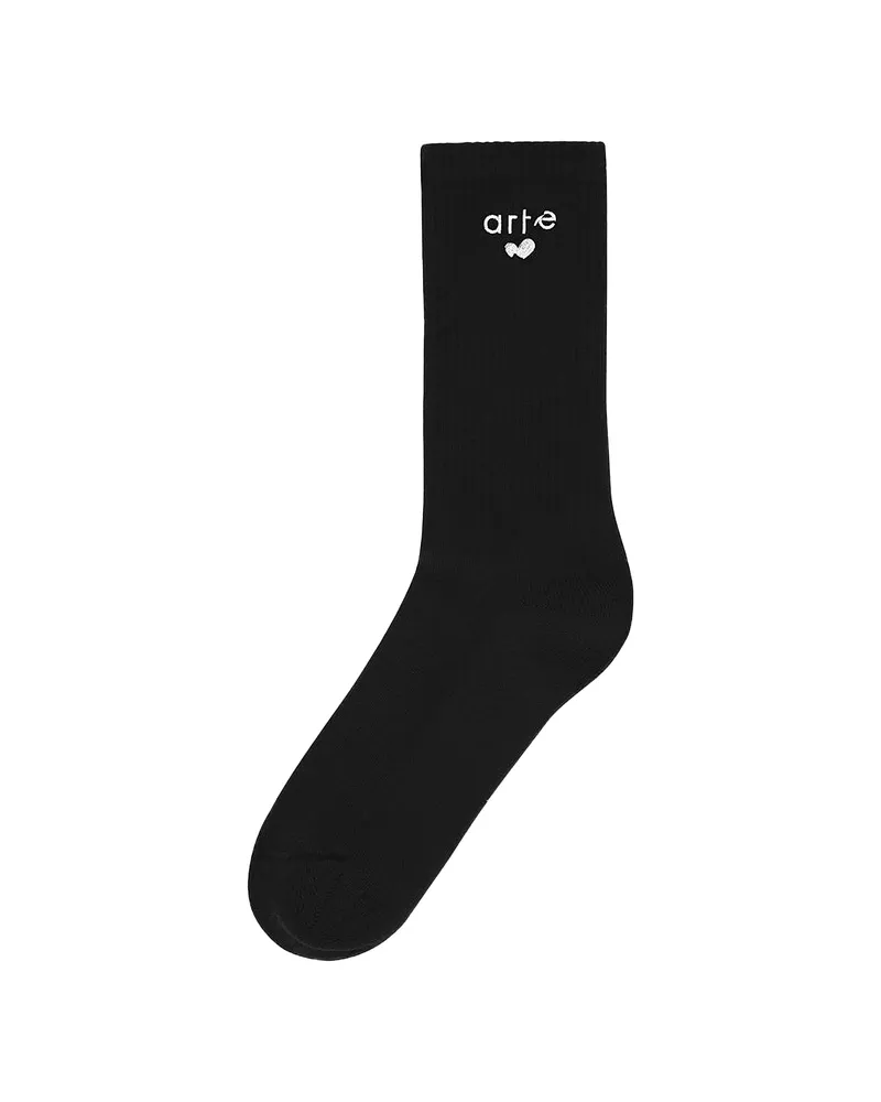 Arte Antwerp Heart Logo Socks Black