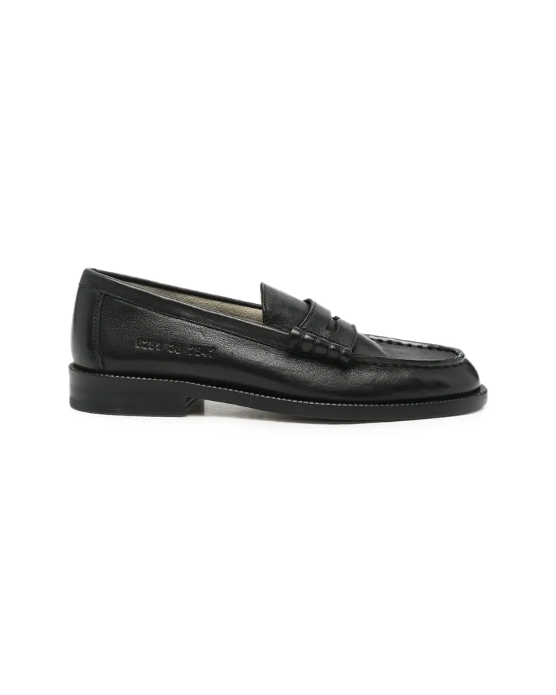 Common Projects Leather Penny Loafers Black