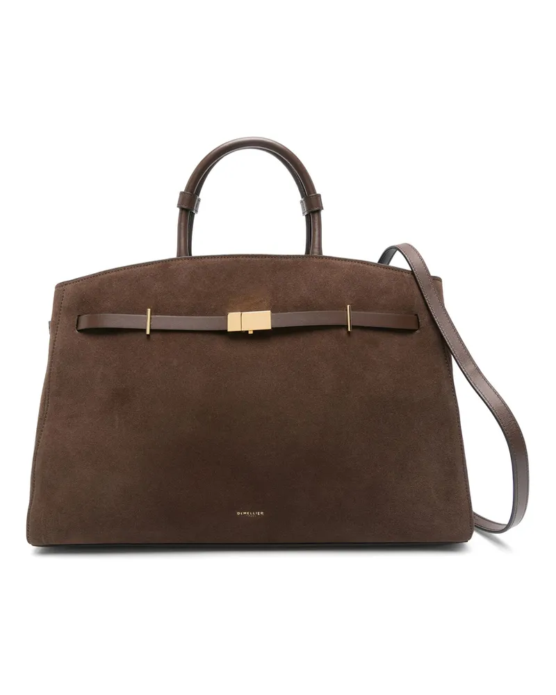 DeMELLIER Hudson Tote Bag Brown